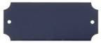 2 1/2" x 1" Laserable Black Aluminum Perpetual Plate