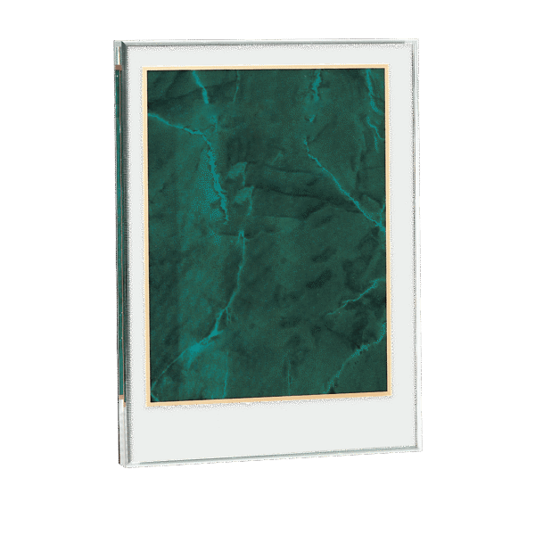 5" x 7 5/8" Emerald Marble Acrylic Award Upright Only