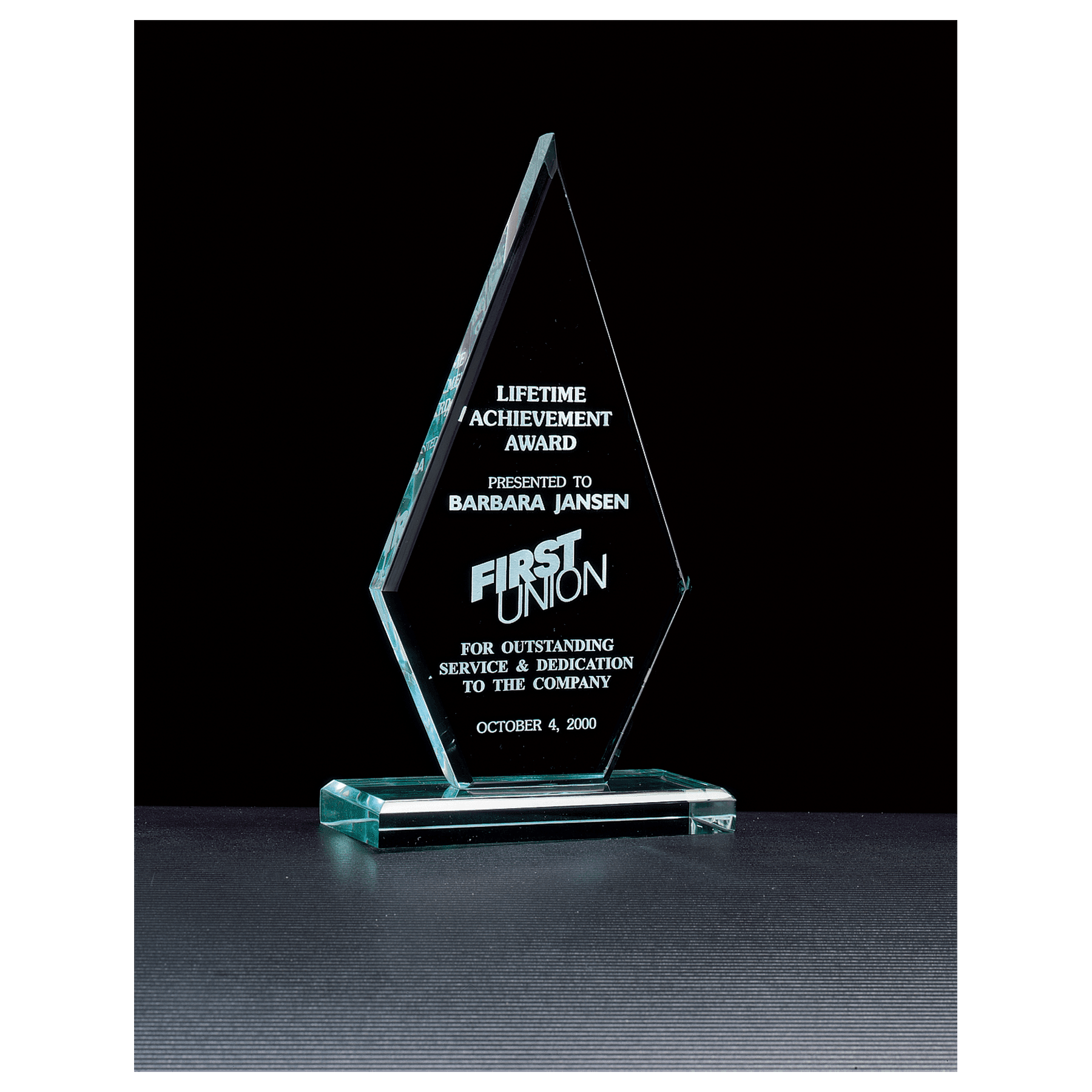 5 3/4" x 10 1/2" Elite Series Jade Acrylic