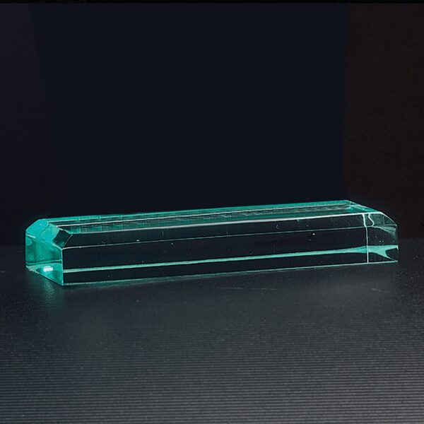 4 3/4" x 2" Zenith Series Jade Acrylic Award-Base Only
