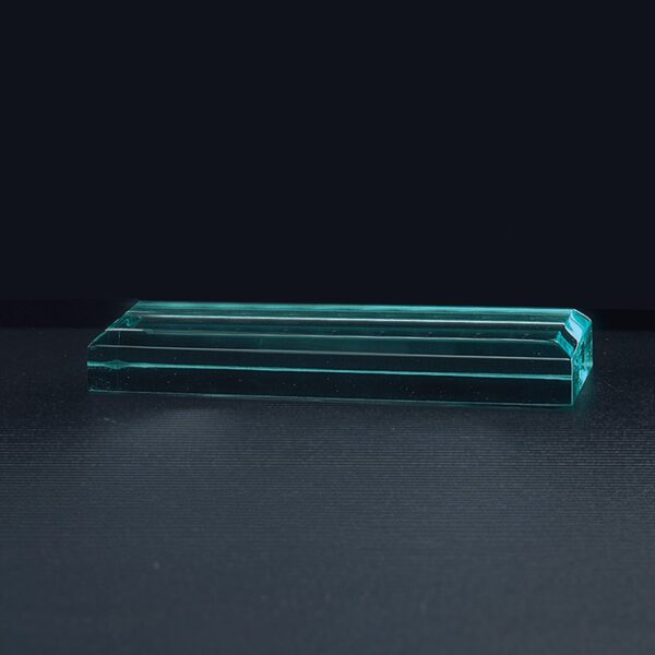 4 3/4" x 2 1/8" Flame Series Jade Acrylic Award-Base Only