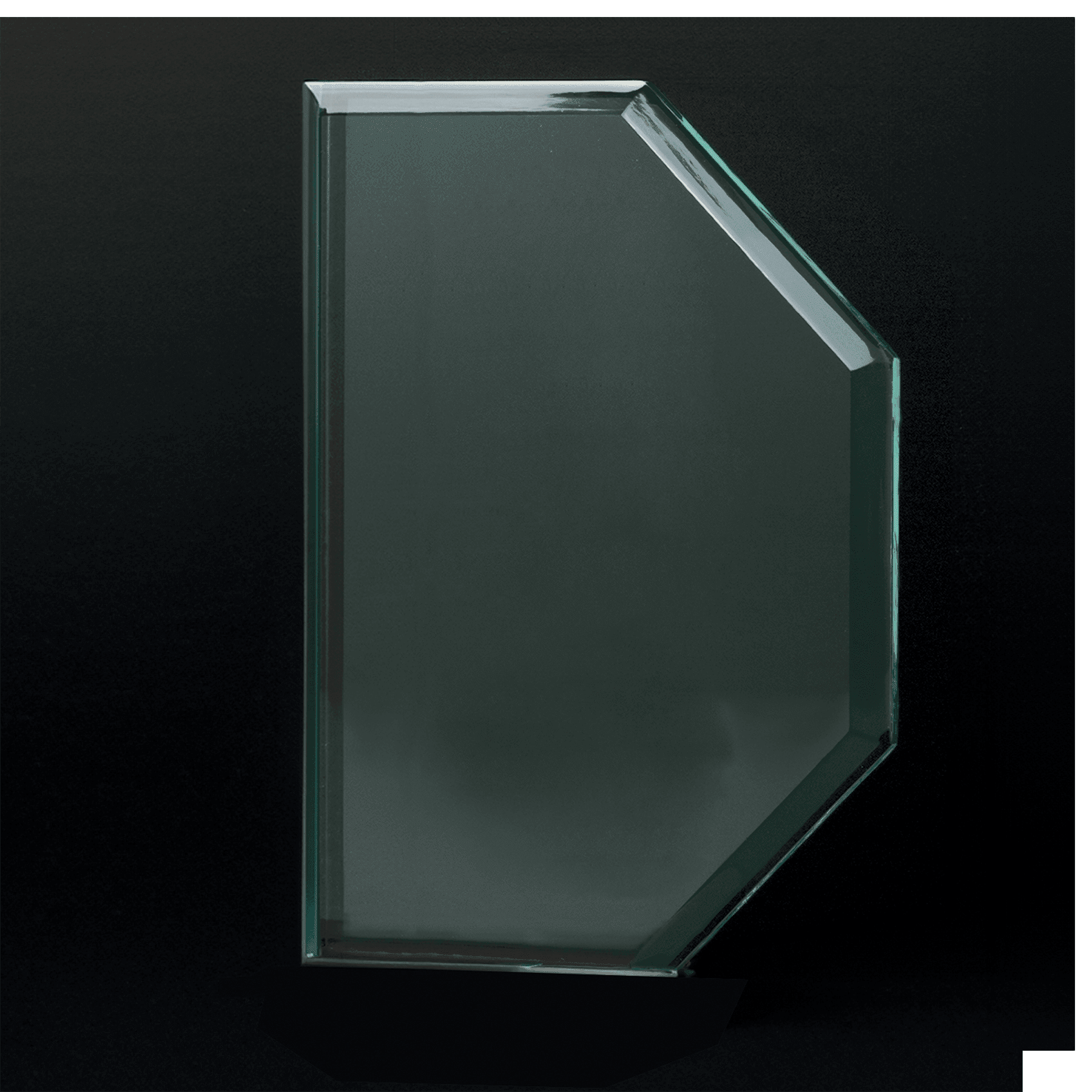 7 1/2" Octagon Series Rosewood Piano Finish Base and Post with Gold Metal Accents-Upright Only