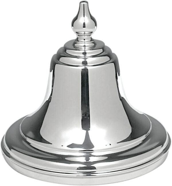 5 1/4" x 5" Swatkins Medium Silver Metal Cup Lid for CMC951 & CMC954