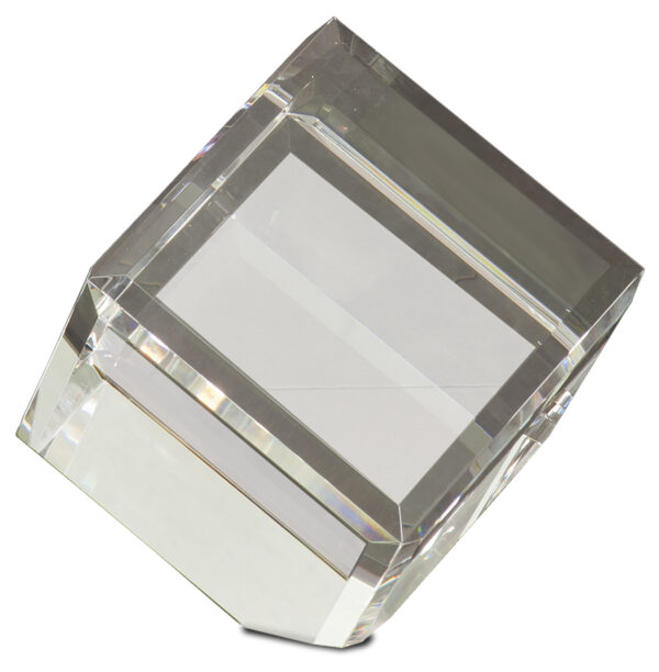 4" x 4" Crystal Cube