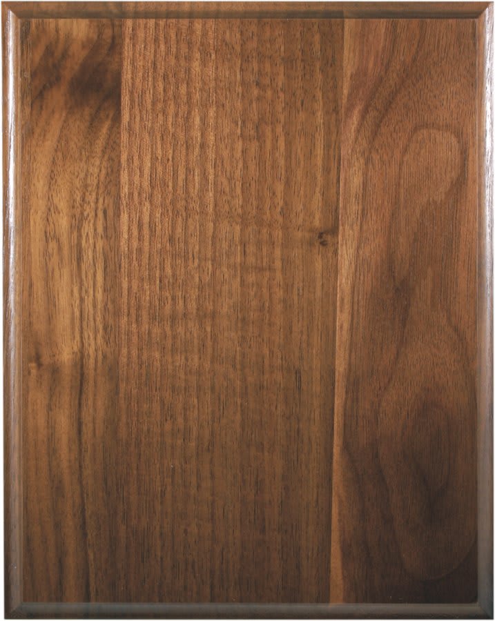 5" x 7" Cove Edge Genuine Walnut Plaque
