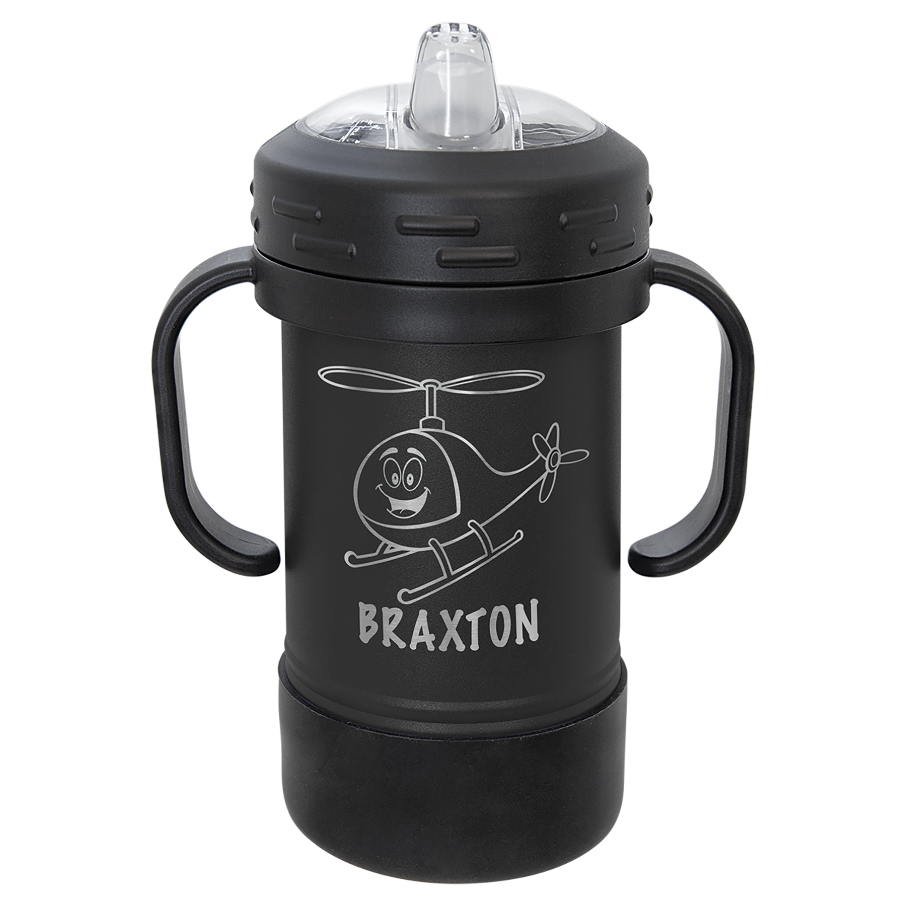 Polar Camel 10 oz. Black Sippy Cup