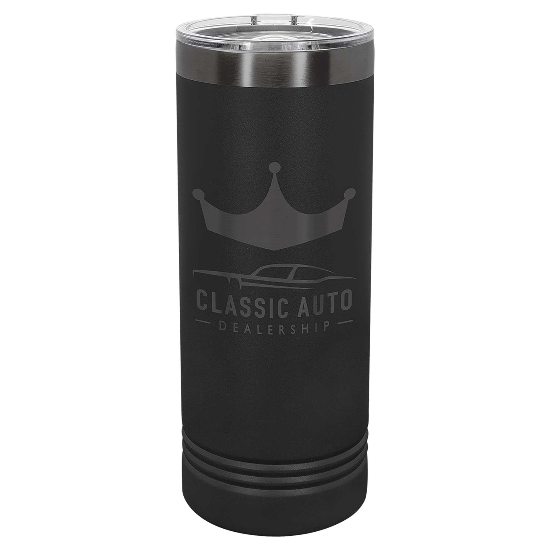 Polar Camel 22 oz. Black/Ghost Black Skinny Tumbler