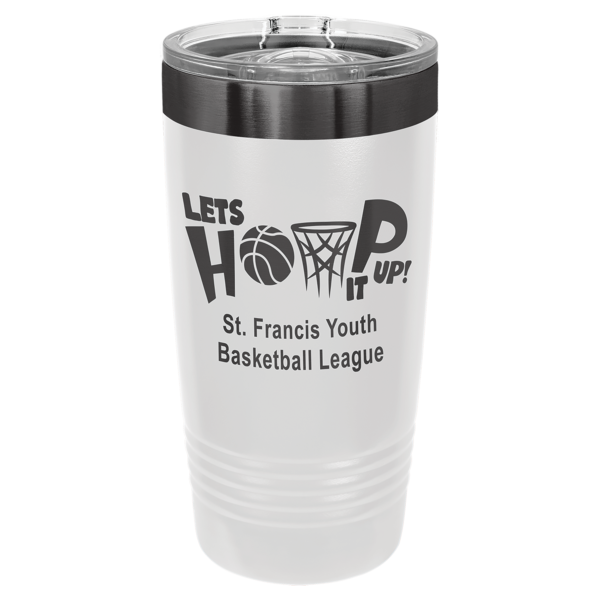 Personalized 20 oz. Ghost Ringneck Tumbler