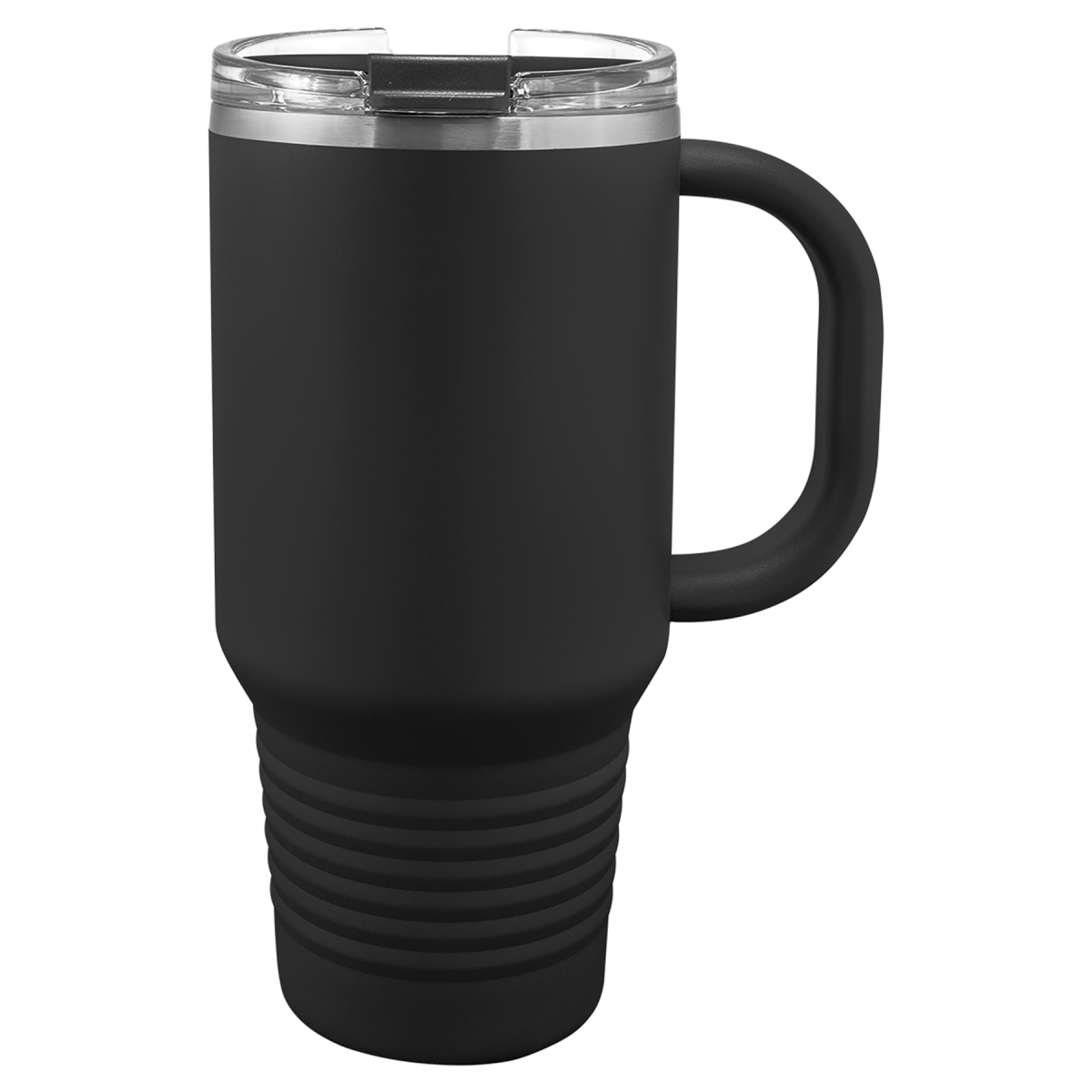 Personalized 32 oz. Black Travel Mug - Image 2