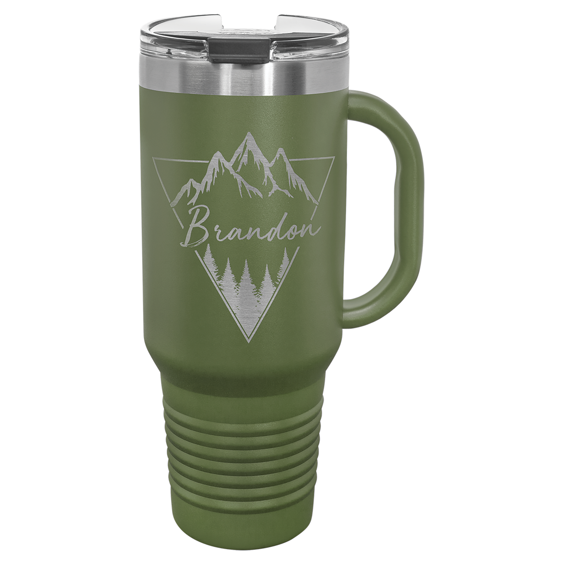 Polar Camel 40 oz. Travel Mug with Snap Lid & Straw - Image 6