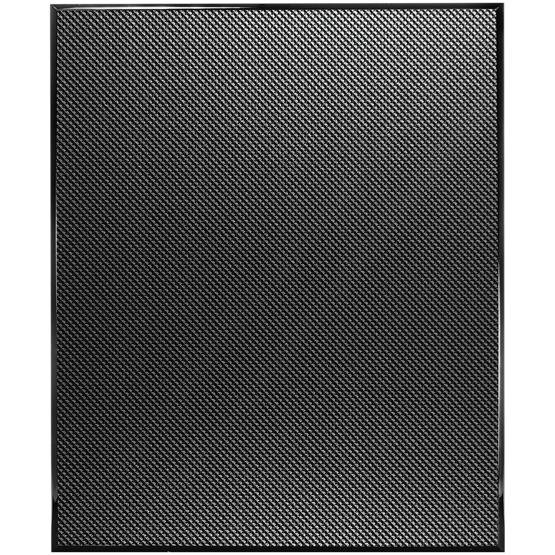 10 1/2" x 13" Piano Carbon Fiber Finish Plaque