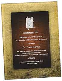 7 3/4" X 9 3/4" Gold/Burgundy Acrylic Art Plaque with Easel/Hanger