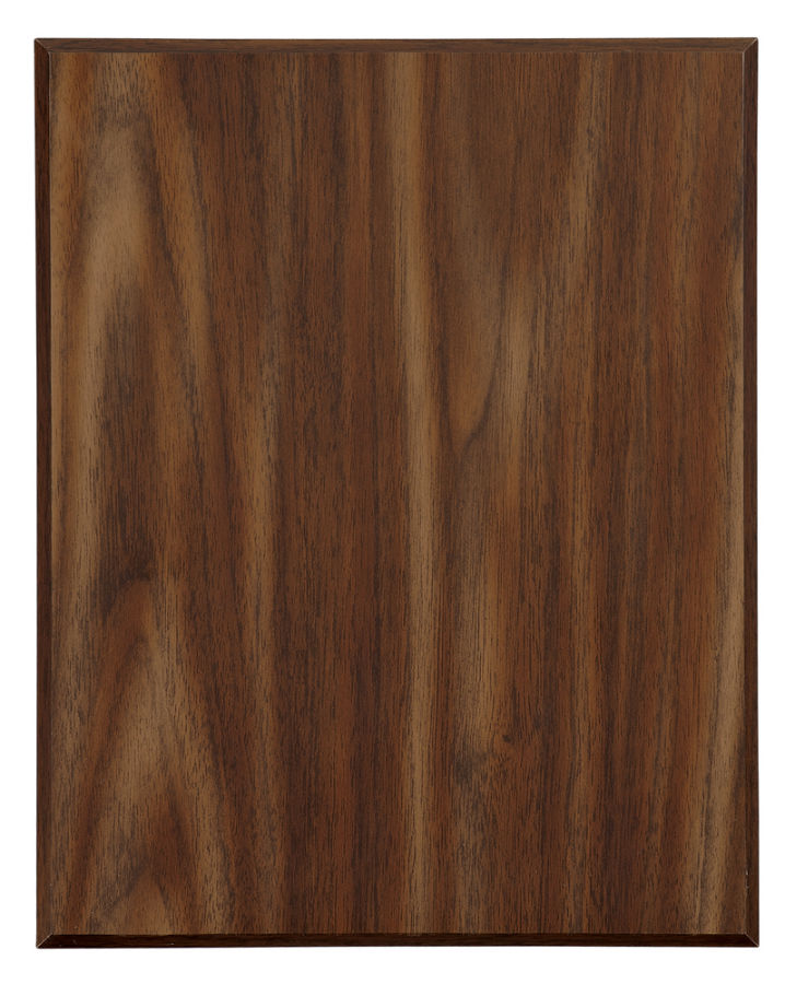 4 1/4" x 6" Value 45 Degree Bevel Edge Walnut Finish Plaque