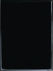 8" x 10" Value Black Piano Finish Plaque