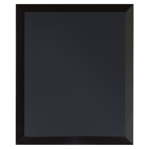 8" x 10" Black Mirror Glass Plaque