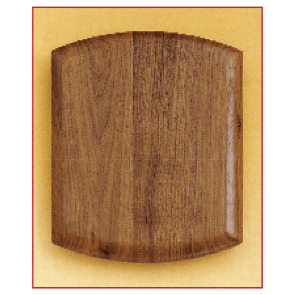 7 1/2" x 8 1/2" Airflyte American Walnut Plaque