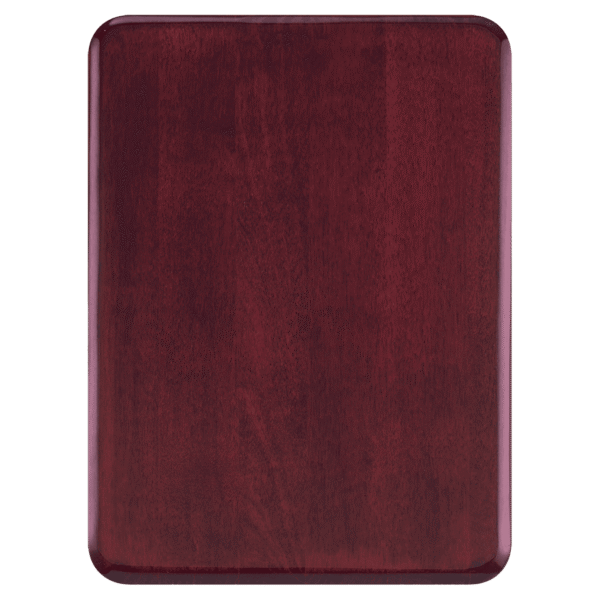 12" x 15" Airflyte Premium Rosewood Piano Finish Plaque with Round Corners
