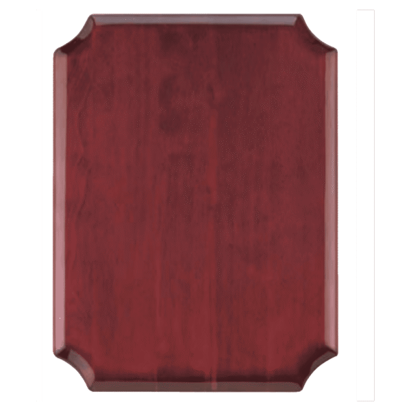 11" x 15" Rosewood Piano Plaque with Notched Corners