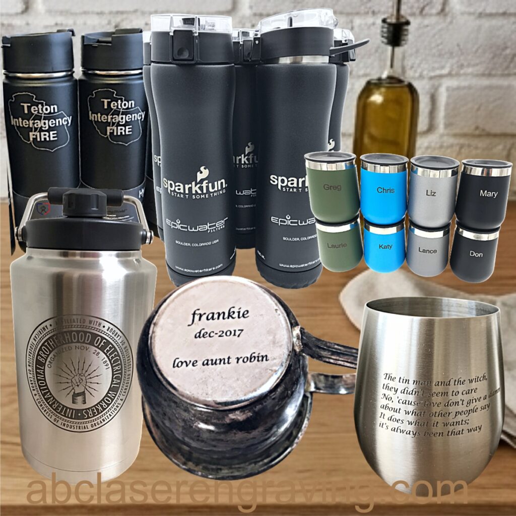 ABC Laser Engraving Engraved Tumbler, Rambler, Cup