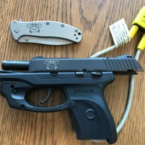 Firearm engraved
