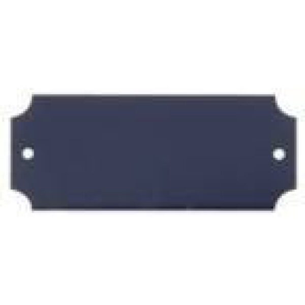 Custom Engraved 2 1/2" x 1" Black Aluminum Perpetual Plate