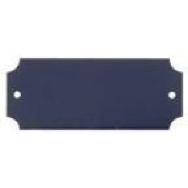 Custom Engraved 2 1/2" x 1" Black Aluminum Perpetual Plate