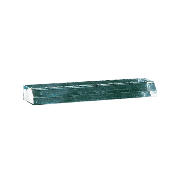 Custom Engraved 7 1/2" x 6 1/4" Crushed Ice Jade Acrylic