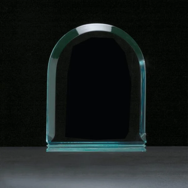 Custom Engraved 7" x 9" Arch Jade Acrylic Award
