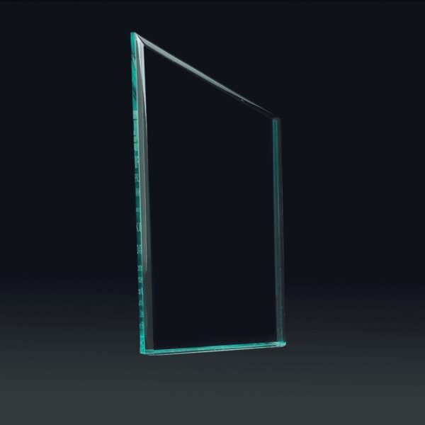 Custom Engraved 3 3/4" x 8" Zenith Jade Acrylic Award