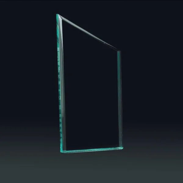 Custom Engraved 3 3/4" x 8" Zenith Jade Acrylic Award