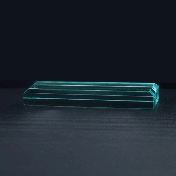 Custom Engraved 4 3/4" x 2 1/8" Flame Jade Acrylic Award