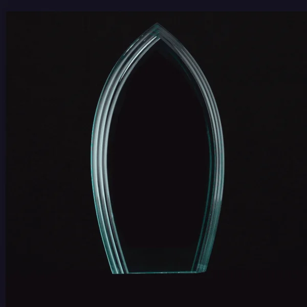 Custom Engraved 7 3/4" Flame Jade Acrylic Award