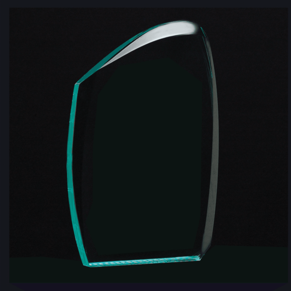 Custom Engraved 5 x 8 1/4" Tidal Jade Acrylic Award