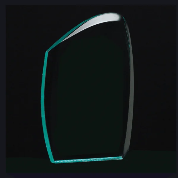 Custom Engraved 5 x 8 1/4" Tidal Jade Acrylic Award