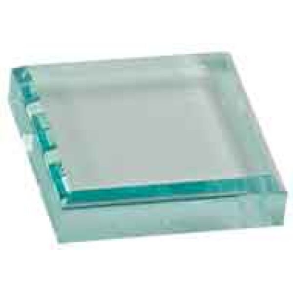Custom Engraved 3" x 3" Jade Acrylic Paperweight