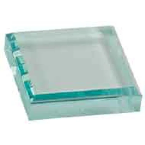 Custom Engraved 3" x 3" Jade Acrylic Paperweight