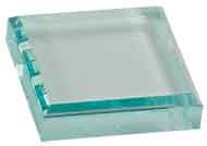 Custom Engraved 3" x 3" Jade Acrylic Paperweight