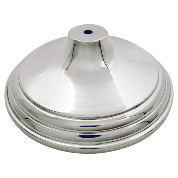 Custom 9 1/2" Silver Metal Cup Lid