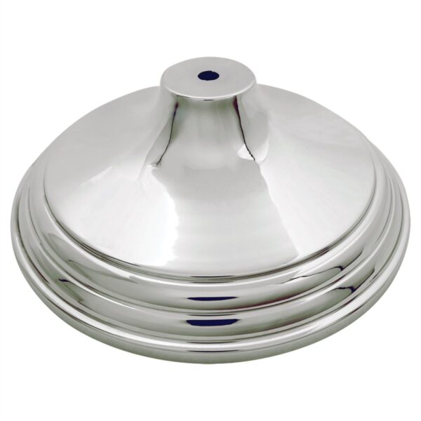 Custom 9 1/2" Silver Metal Cup Lid