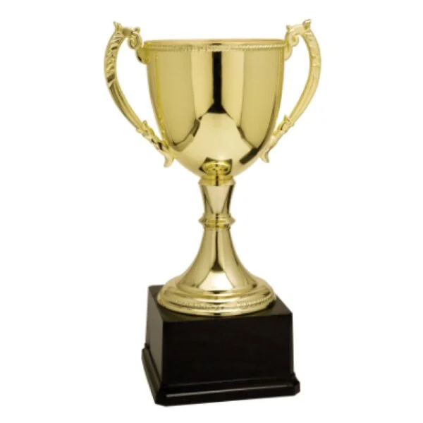 Custom 16 3/4" Gold Completed Zinc Cup Trophy