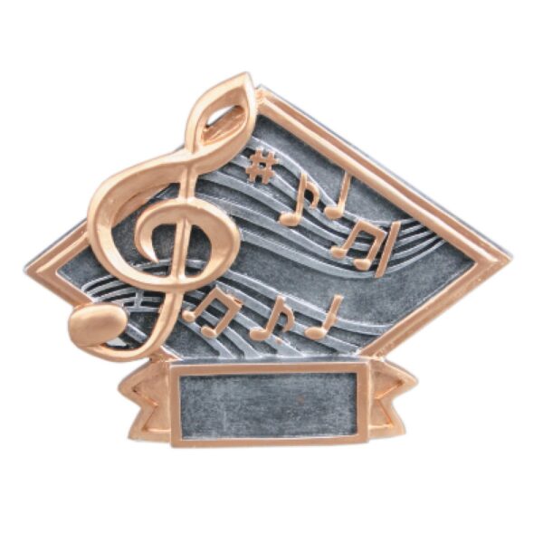 Custom 6" x 4 1/2" Music Diamond Plate Resin