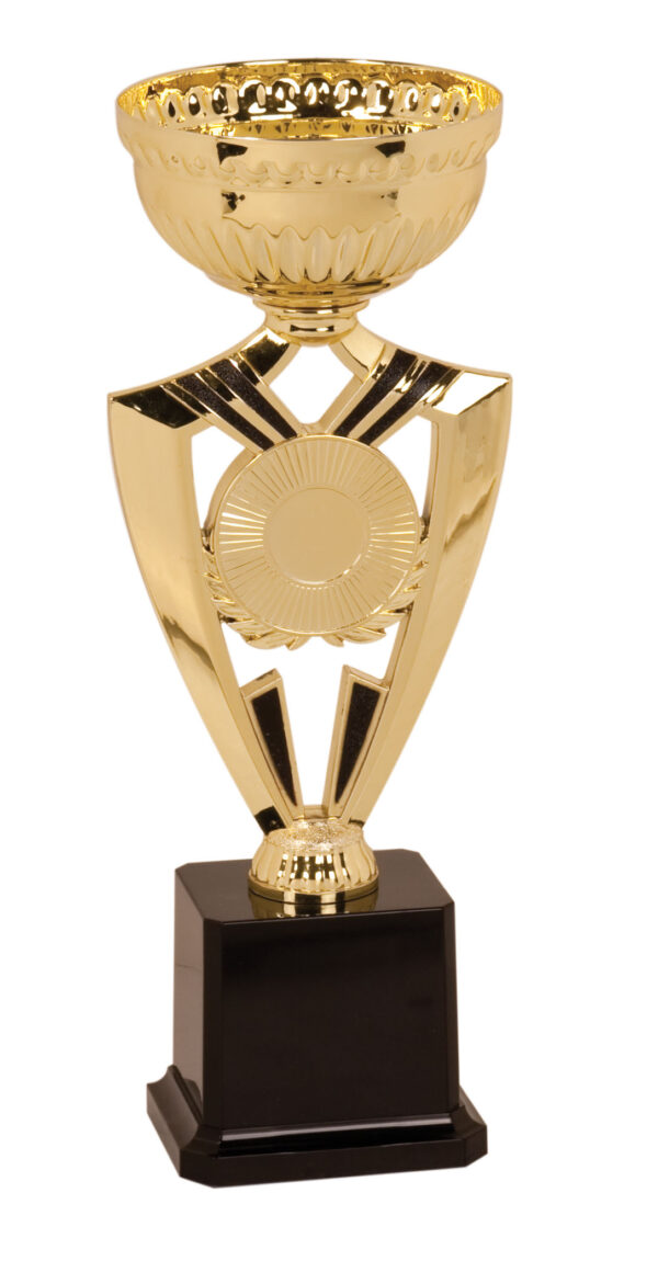 Custom 11 1/4" Gold Ribbon 2" Insert Holder Easy Cup Kit