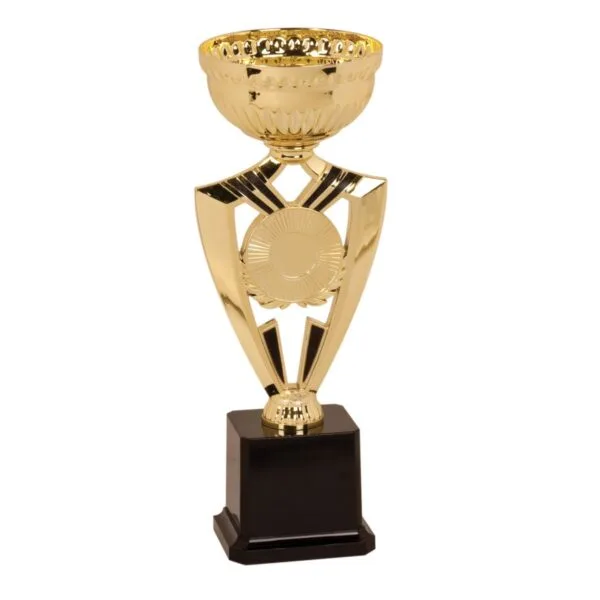 Custom 11 1/4" Gold Ribbon 2" Insert Holder Easy Cup Kit