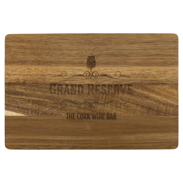 Personalized 9" X 6" Acacia Cutting Board