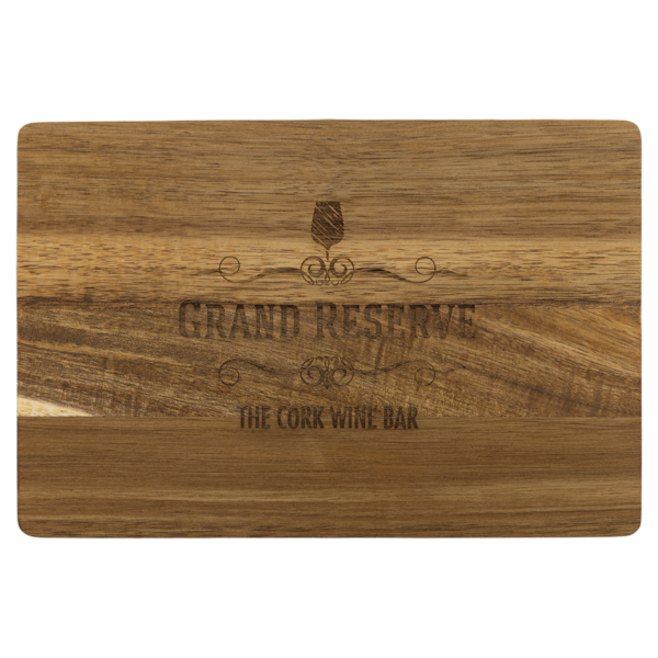 Personalized 9" X 6" Acacia Cutting Board