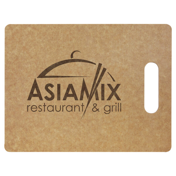 Personalized 11 1/2" x 8 3/4" Eco Rectangle Cutting Board