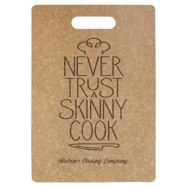 Personalized 13 3/4" x 9 3/4" Eco Rectangle Cutting Board
