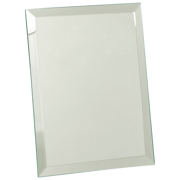 Custom Engraved 7" x 9" Glass Mirror Plaque