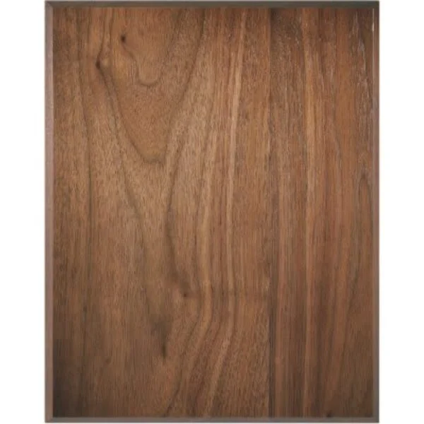 Custom Engraved 12" x 18" 45 Degree Bevel Edge Genuine Walnut Plaque