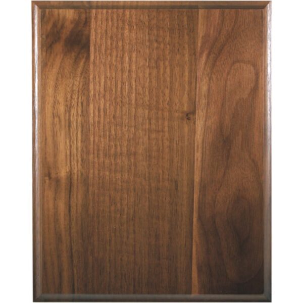 Custom Engraved 5" x 7" Cove Edge Genuine Walnut Plaque
